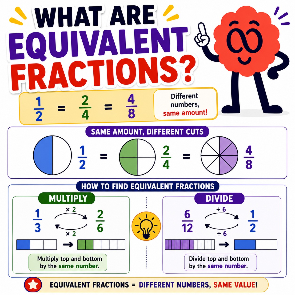 Equivalent fractions