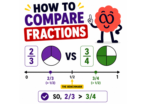 Comparing fractions