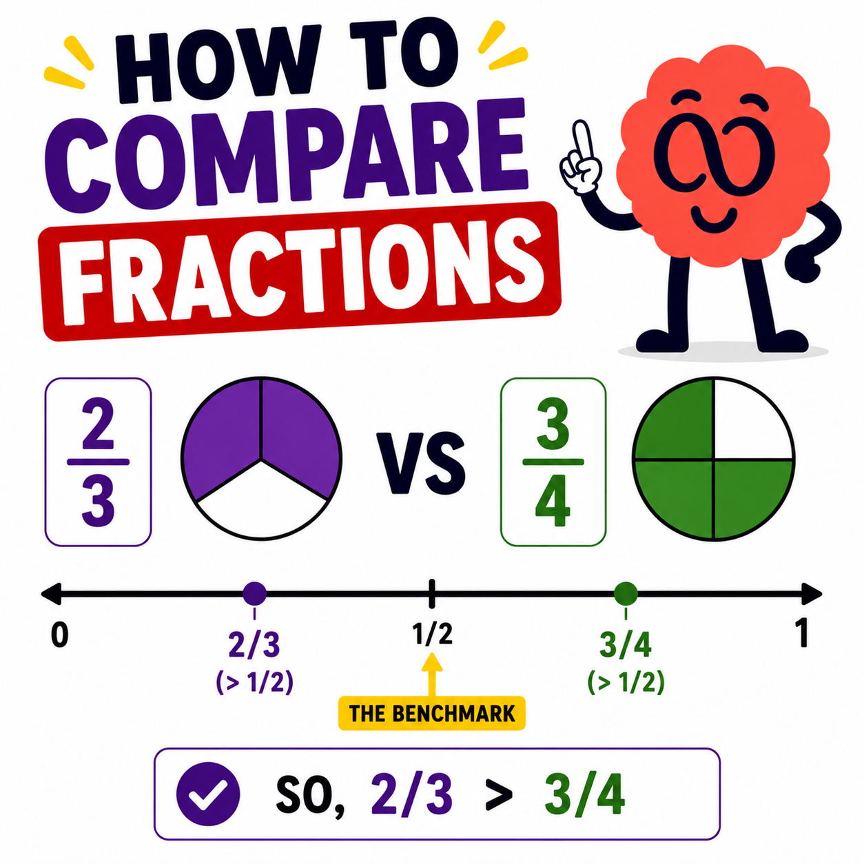 Comparing fractions