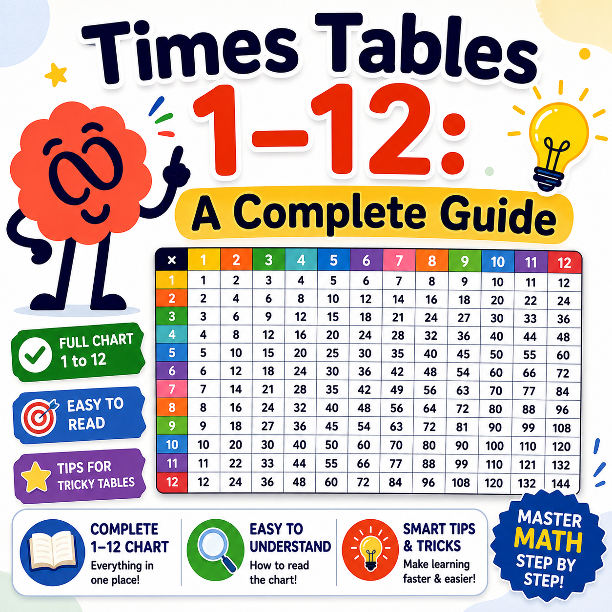 multiplication table 1-12