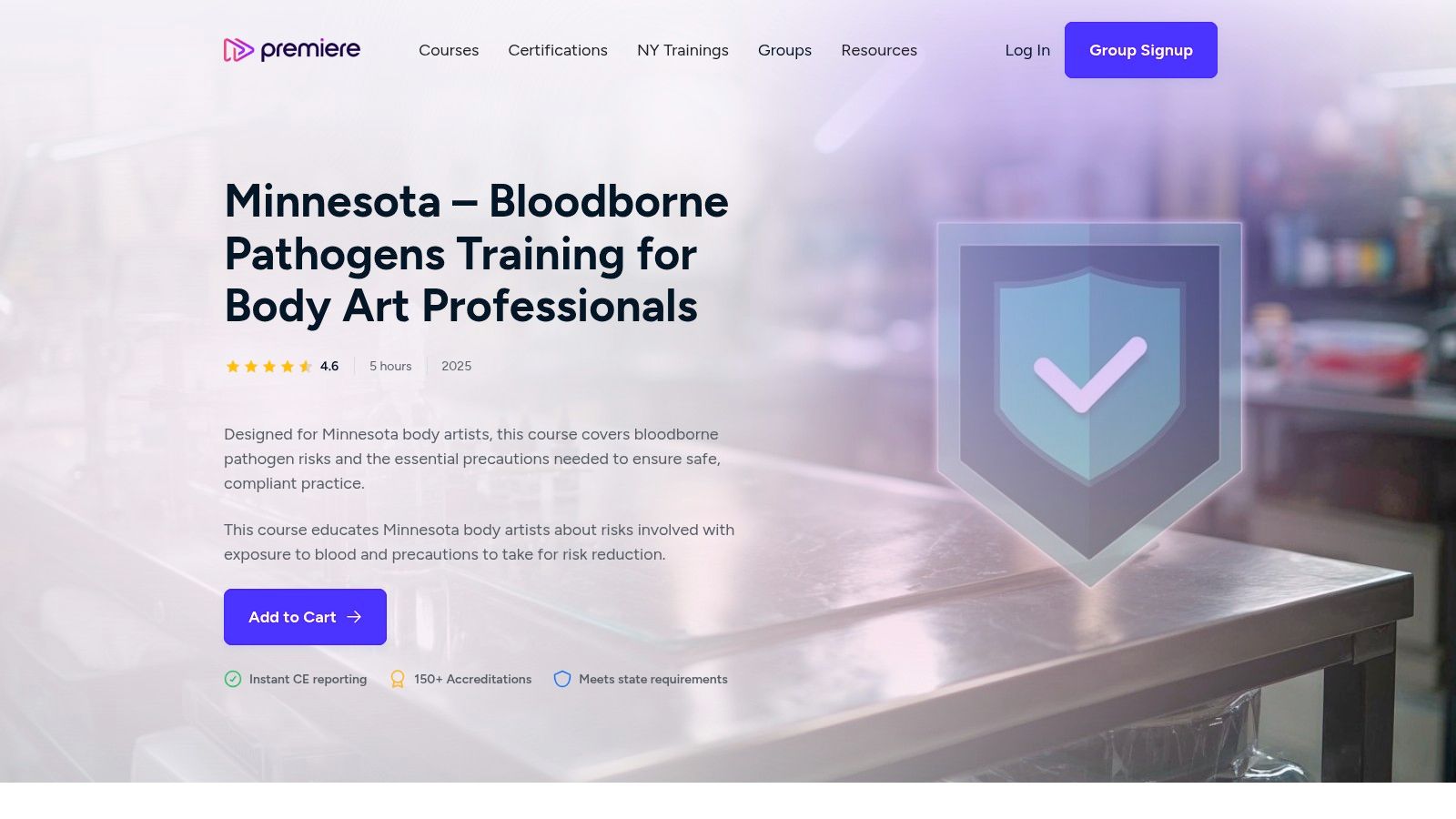 Minnesota – Bloodborne Pathogens Training for Body Art Professionals