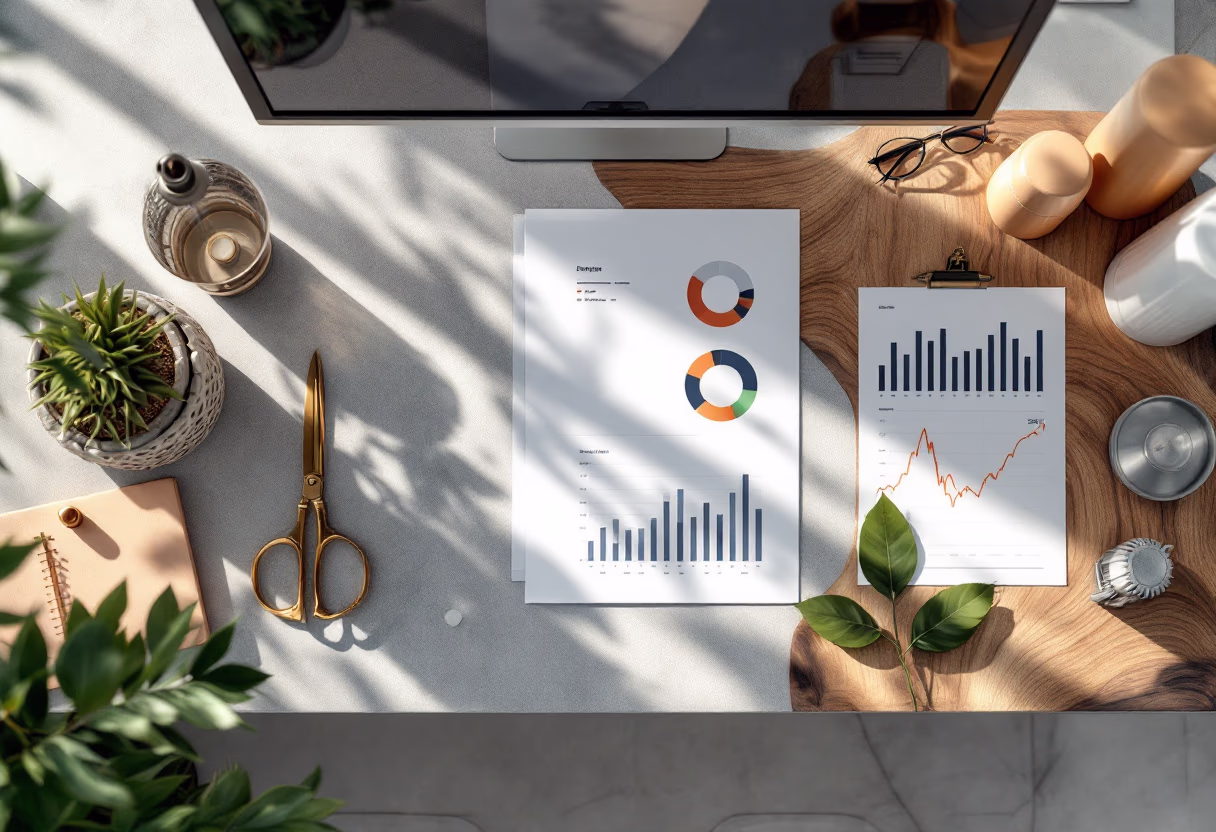 background image of financial documents, graphs (for a financial advisor)