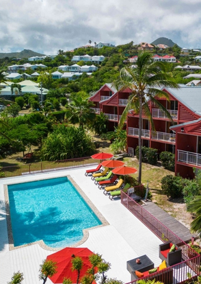 Hôtel Palm Court à Saint-Martin - A tropical stay in a zen setting at Orient Bay