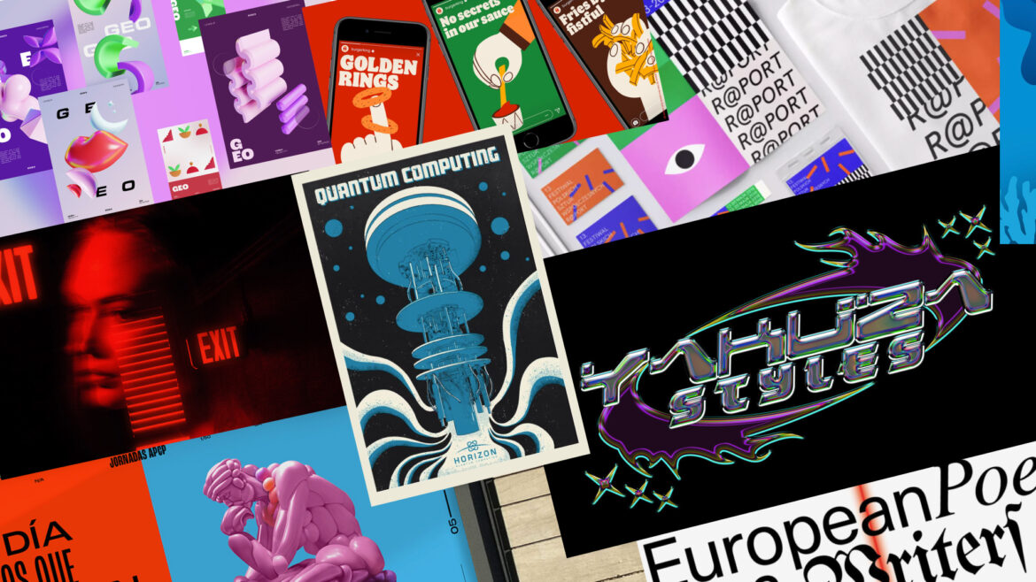 Faut-il suivre les tendances graphiques en branding et/ou rebranding ? Visuel pour illustrer l'article du blog de HeySimon sur les tendances graphiques. Article qui répond à la question "faut-il suivre les tandances graphiques"