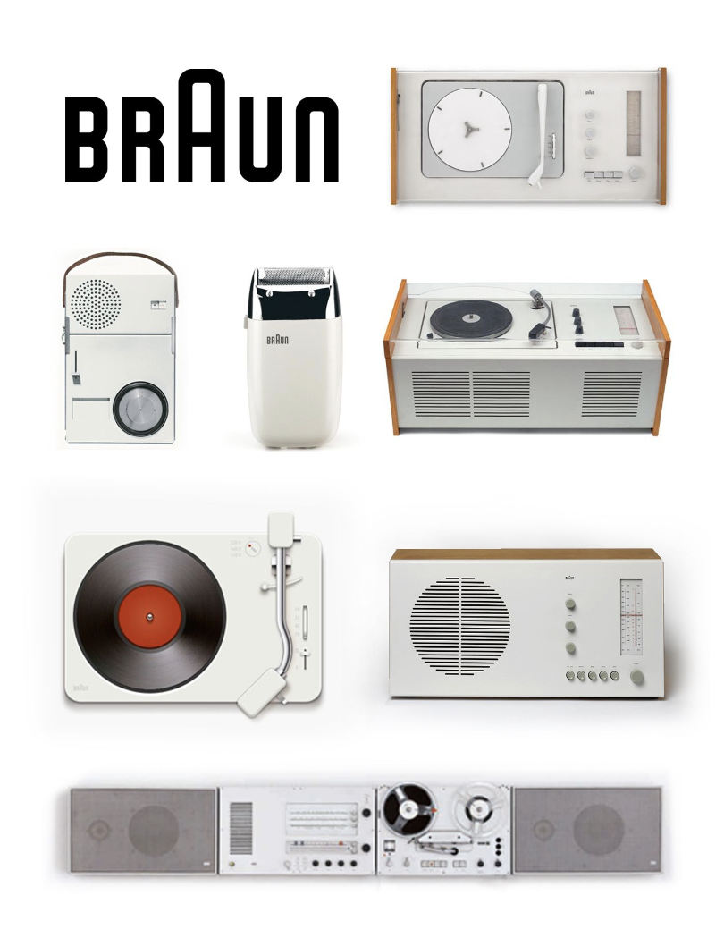 Designs de produits de Braun par Dieter Rams - article de heysimon à propos des 10 règles d'or d'un design réussi selon le designer Dieter Rams