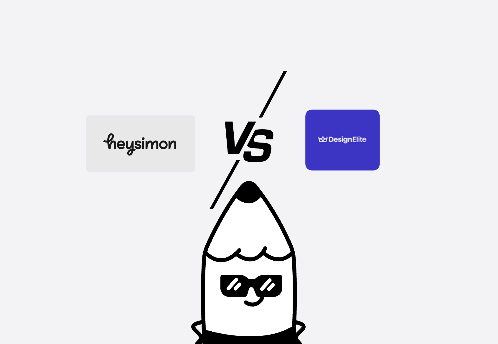 Comparatif entre DesignElite et Heysimon, deux studios français de design par abonnement