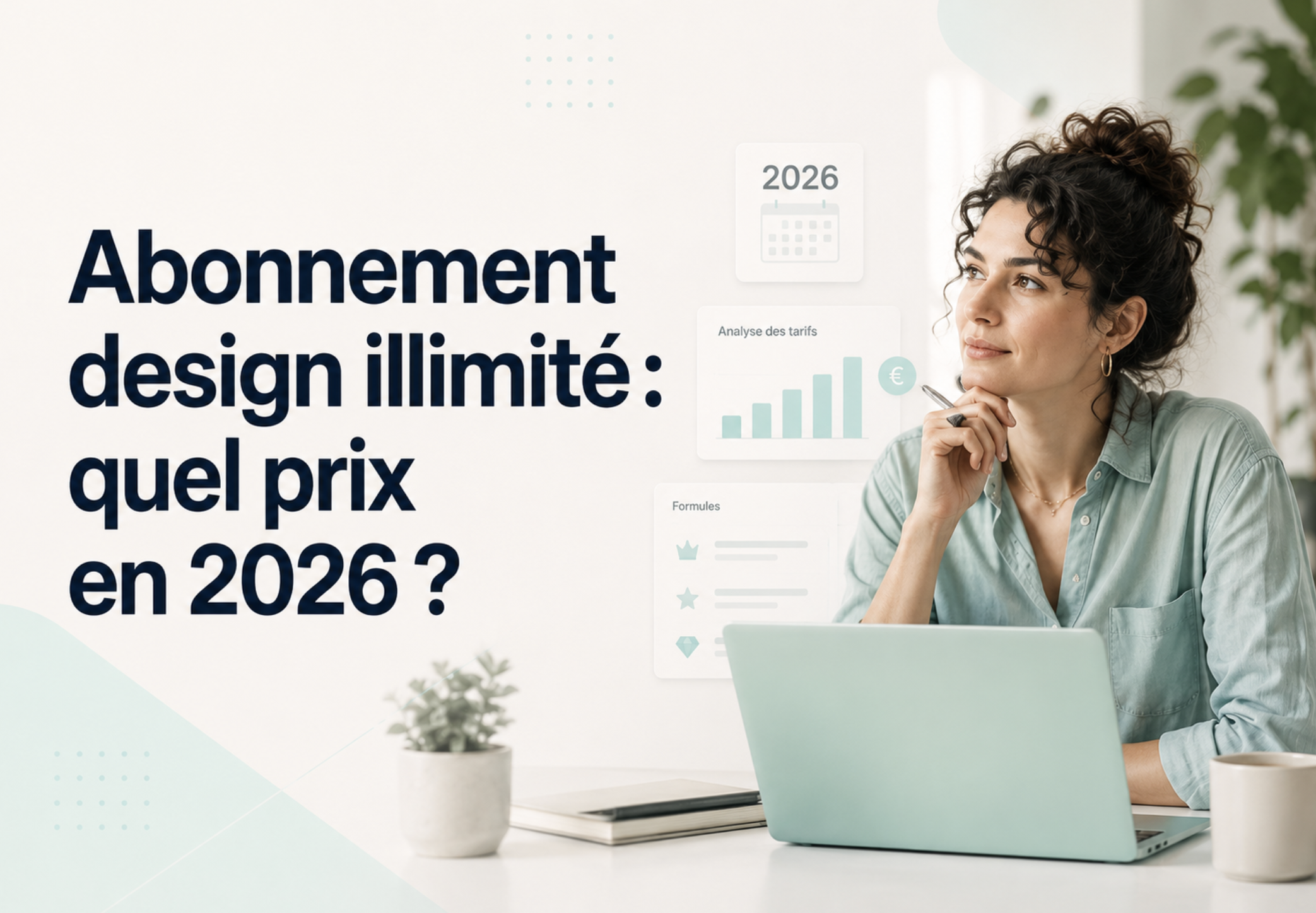 Prix d'un abonnement de design illimité : les fourchettes du marché en 2026