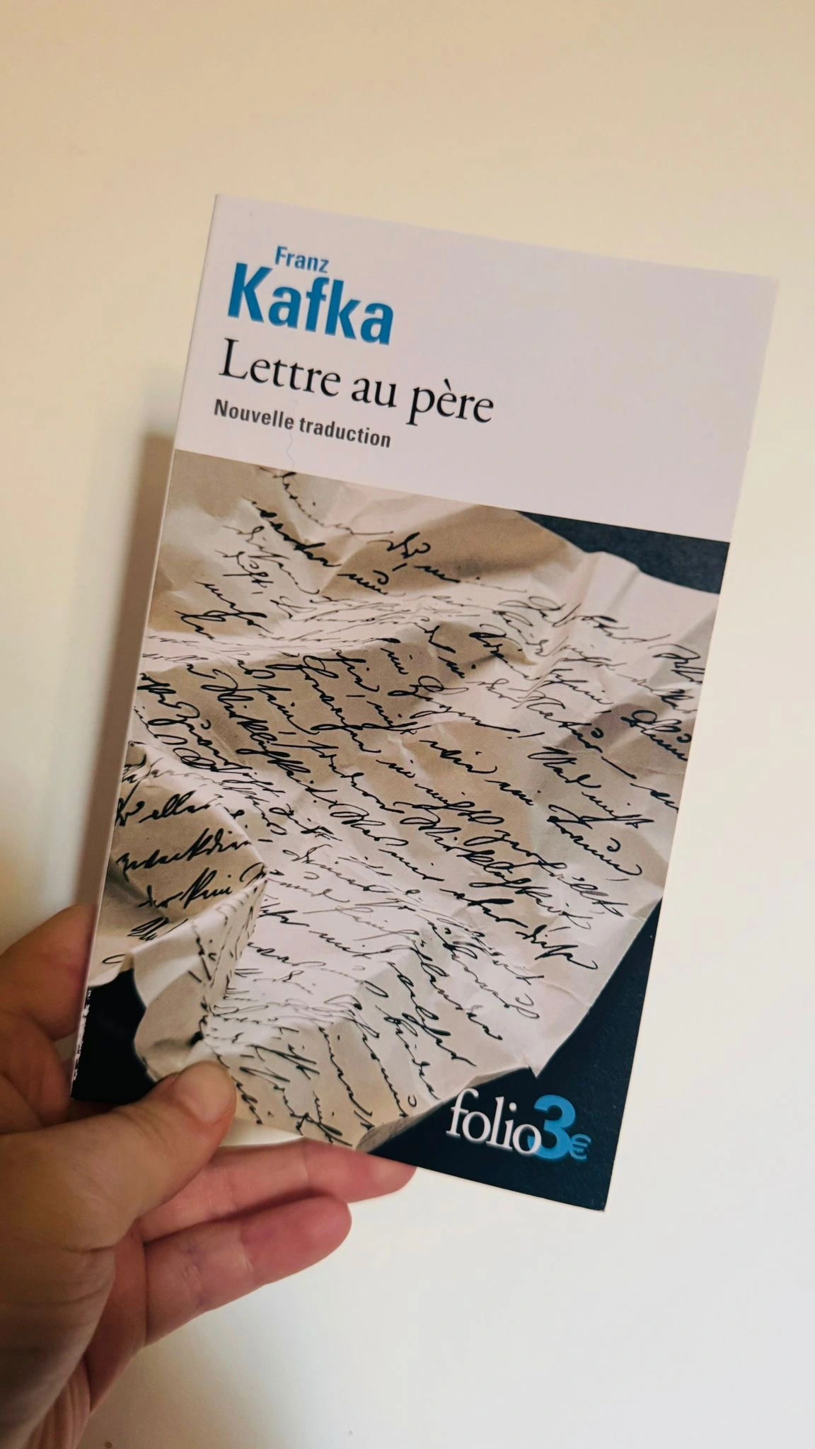 Couverture du livre Lettre au père de Franz Kafka