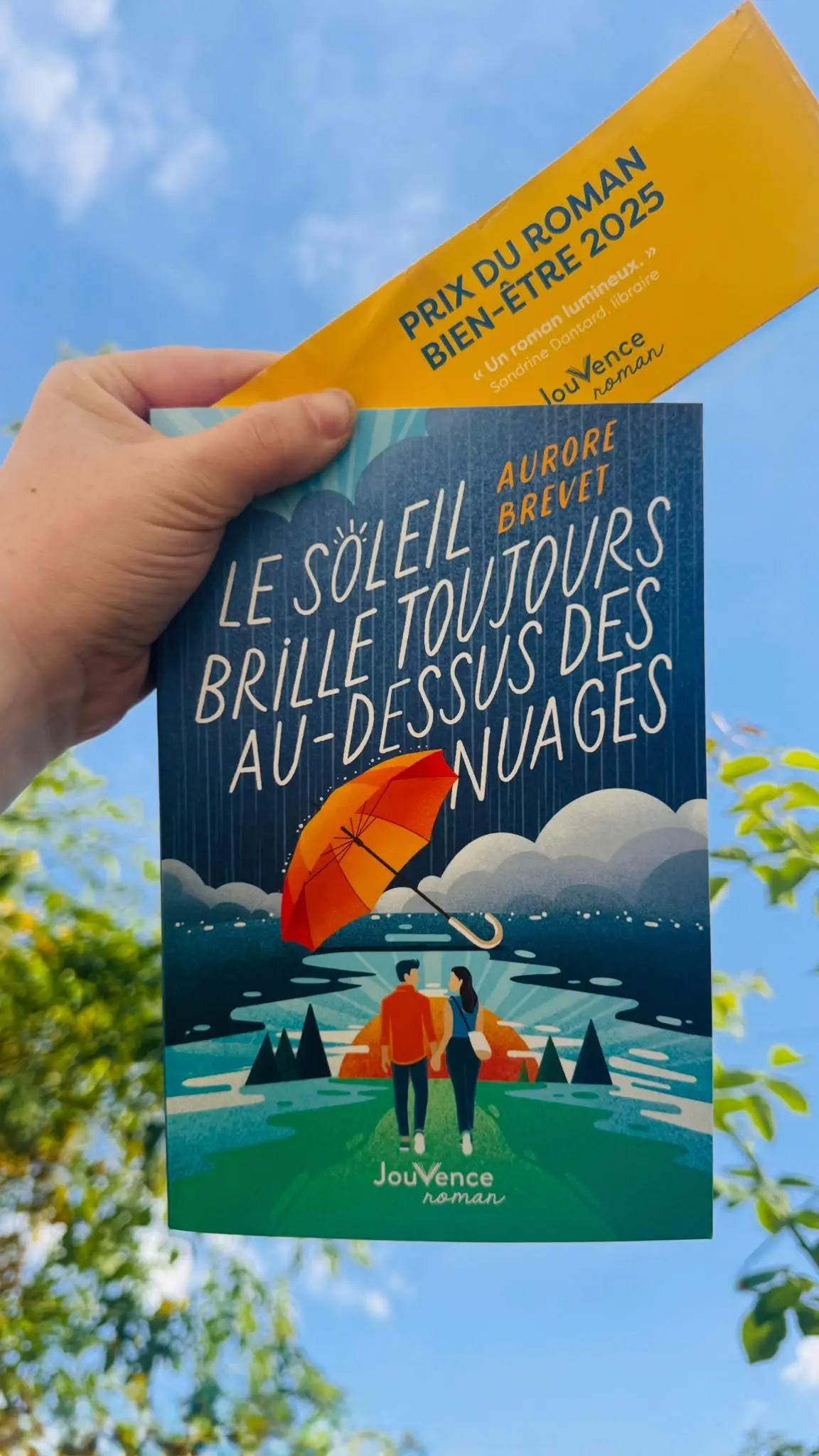 Couverture du livre Le soleil brille toujours au-dessus des nuages de Aurore Brevet