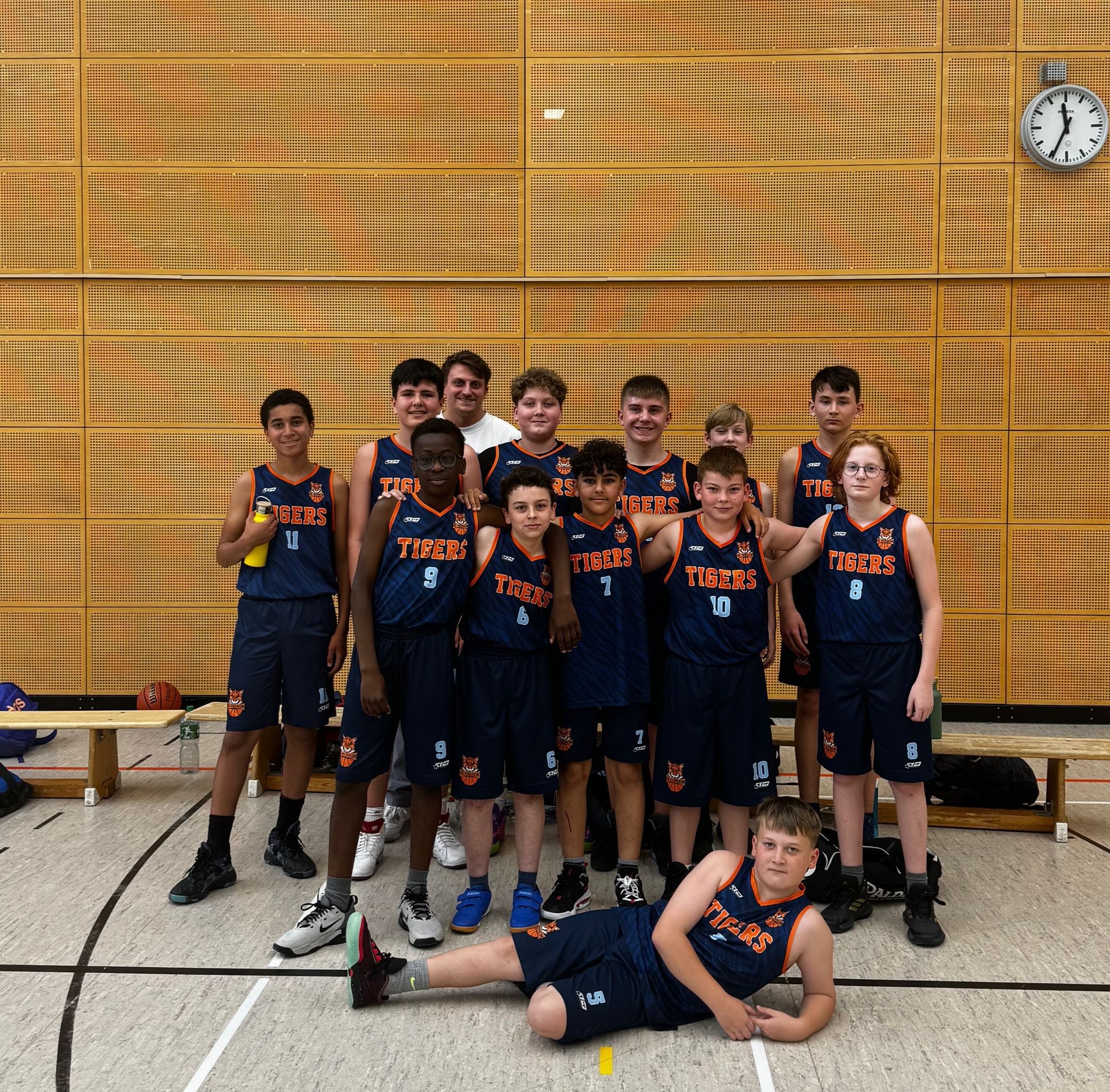 Teambild der U14-1-Mannschaft der BG Monheim