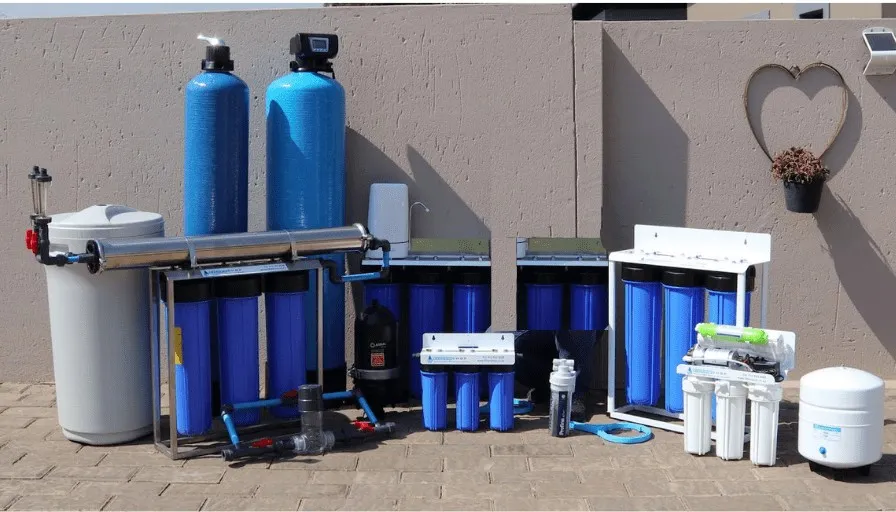Variety of home water filtration systems