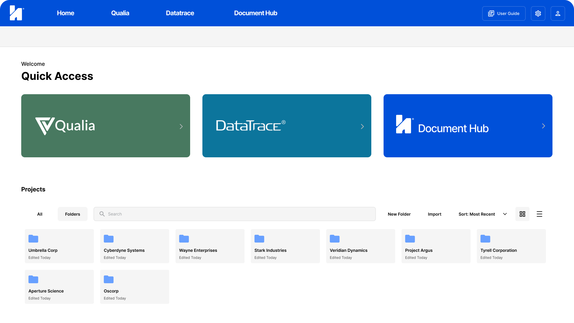 Empressa Solutions Secure Dashboard
