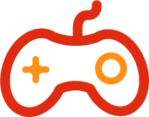 An Icon depicting a games controller, representing branded mini-games.