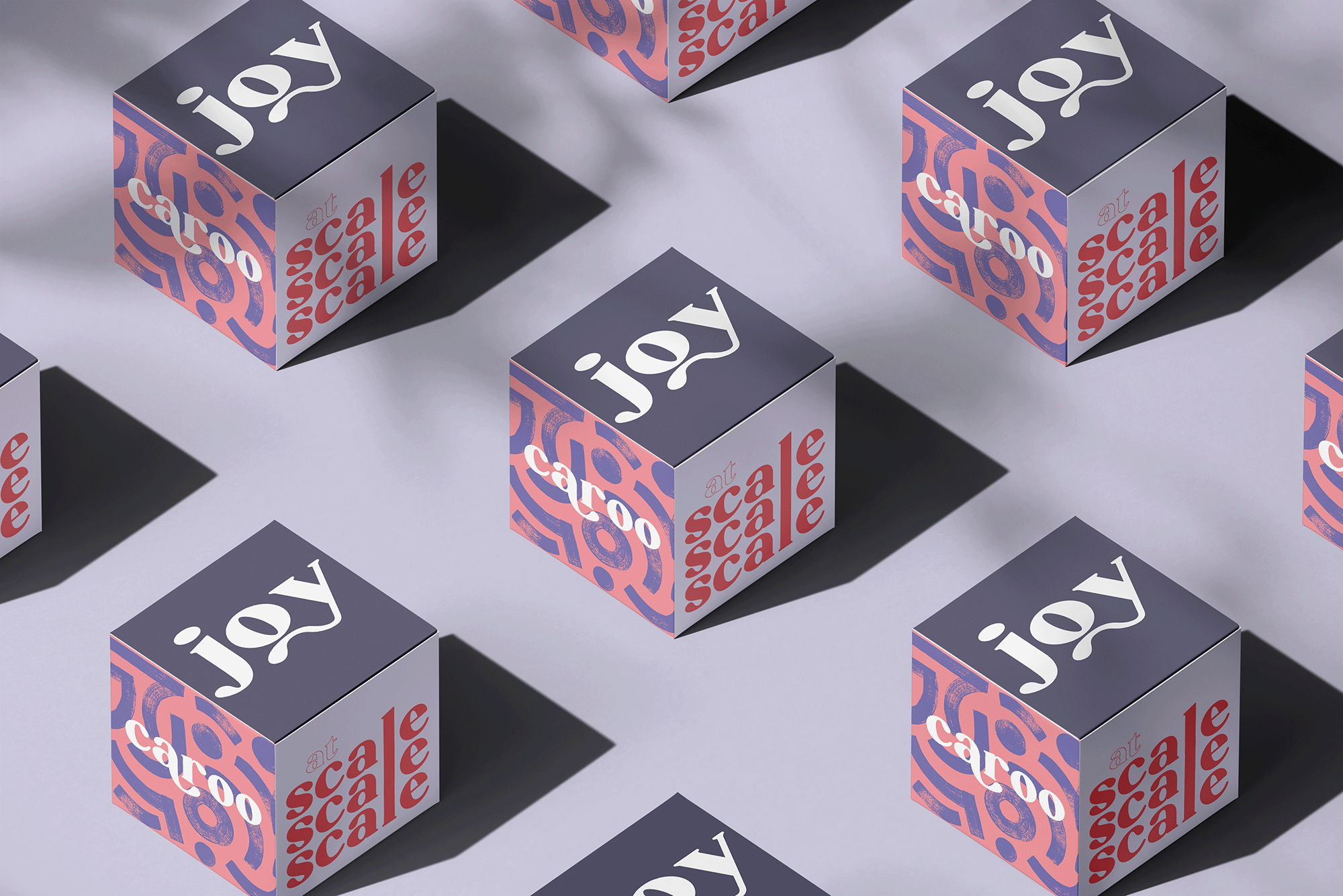 Joyful employee gift boxes.