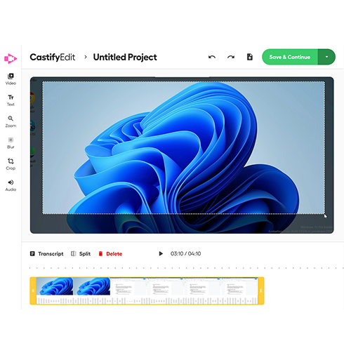 Castify Edit video editing tool