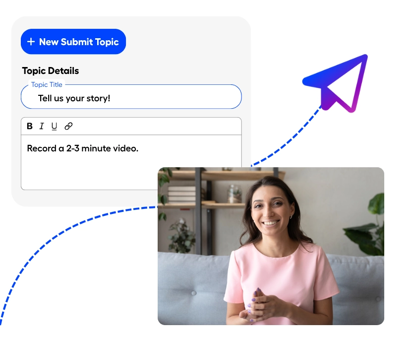 Collect customer testimonials with a simple link.