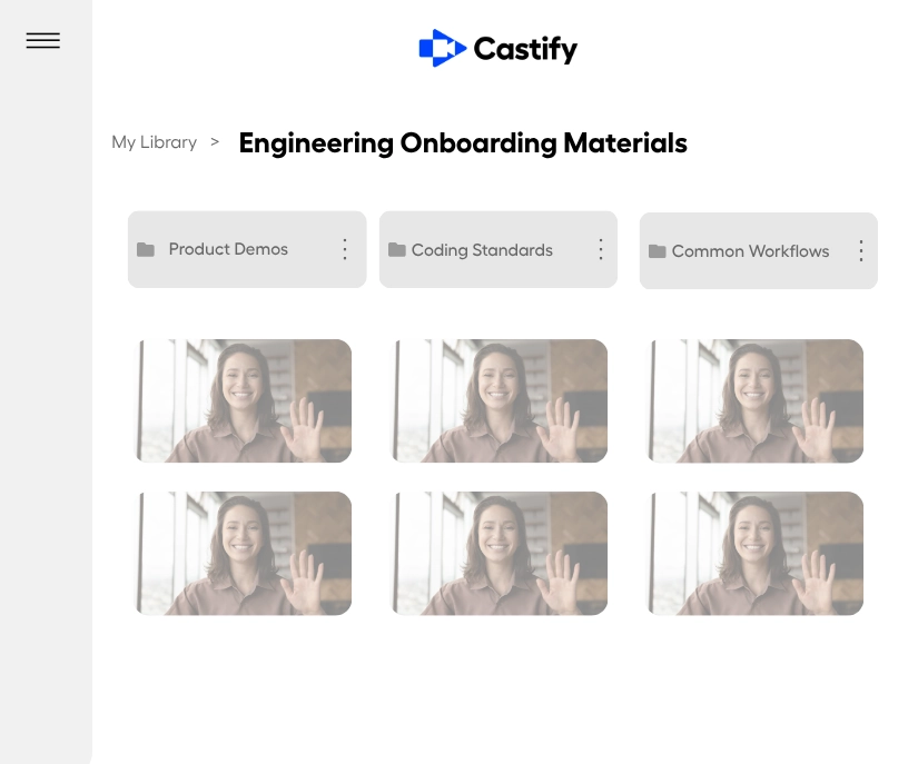 Onboard new product or engineering team members faster with re-usable materials.