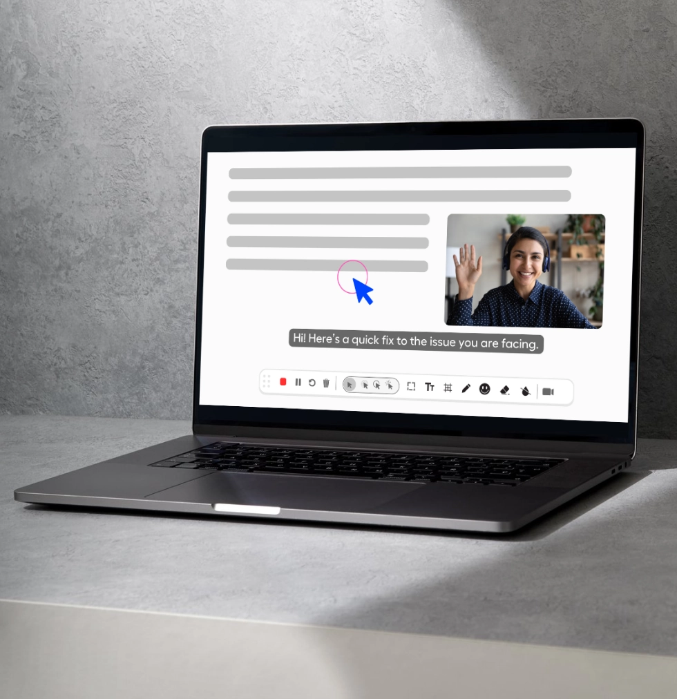 Resolve customer issues faster with video communication.