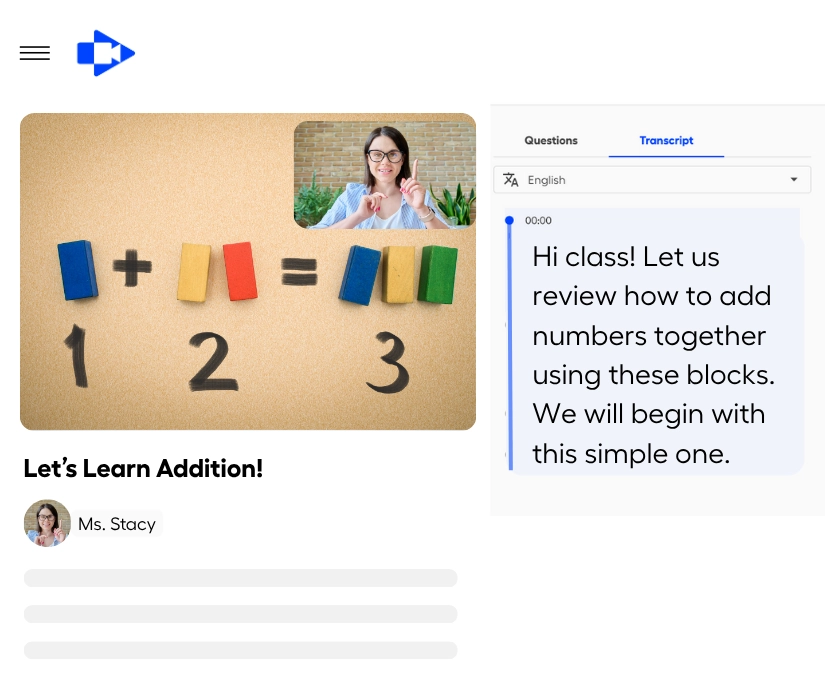 Create lessons once and let your students revisit them.