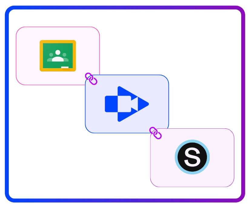 Connect Castify with your existing LMS like Canva, Schoology, and Google Classroom.