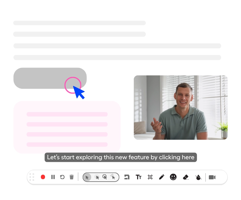 Easily record quality product demos.