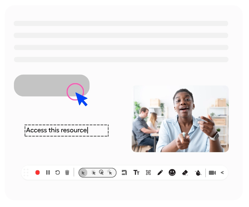 Share video updates with everyone across your organization.