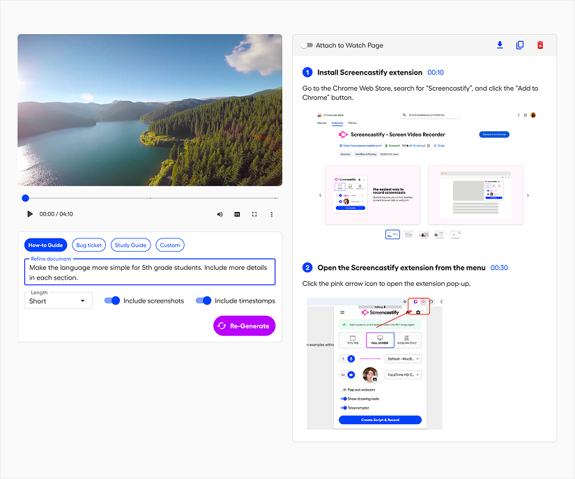 Keep full control of the content in your documents.