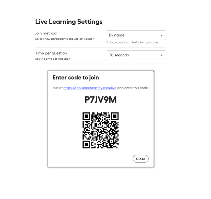 Live Learning Sessions