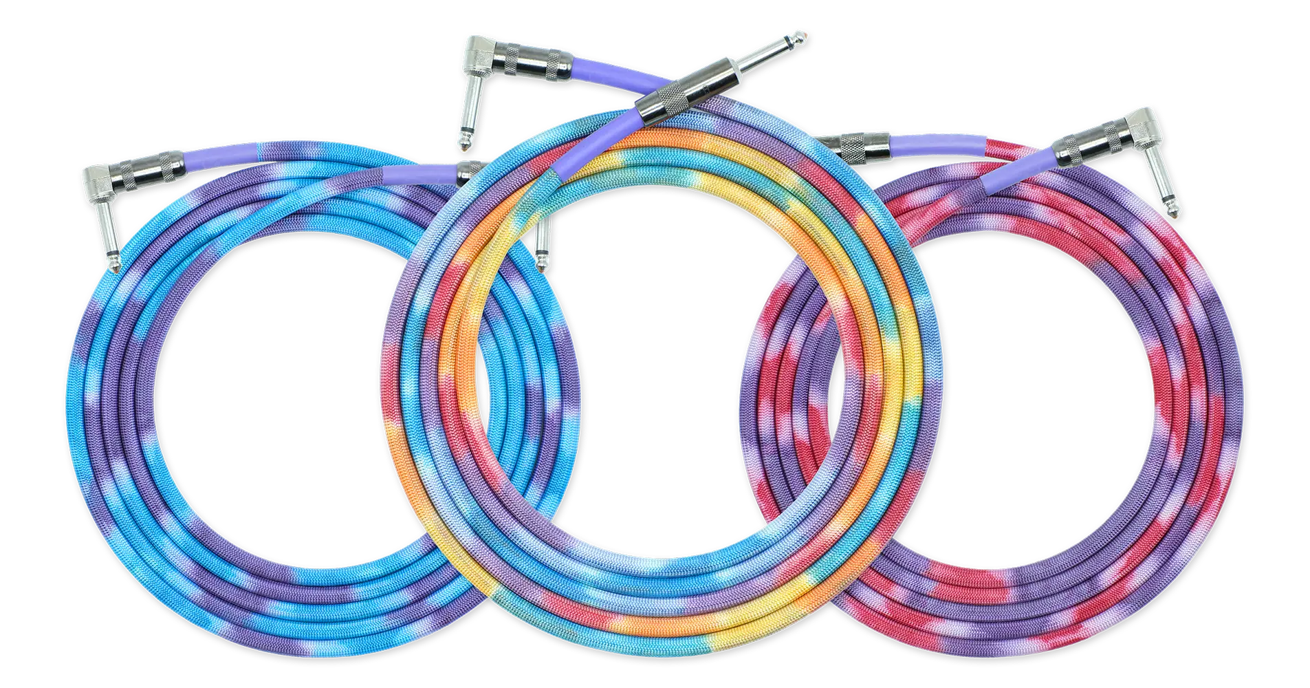tie-dyed cables