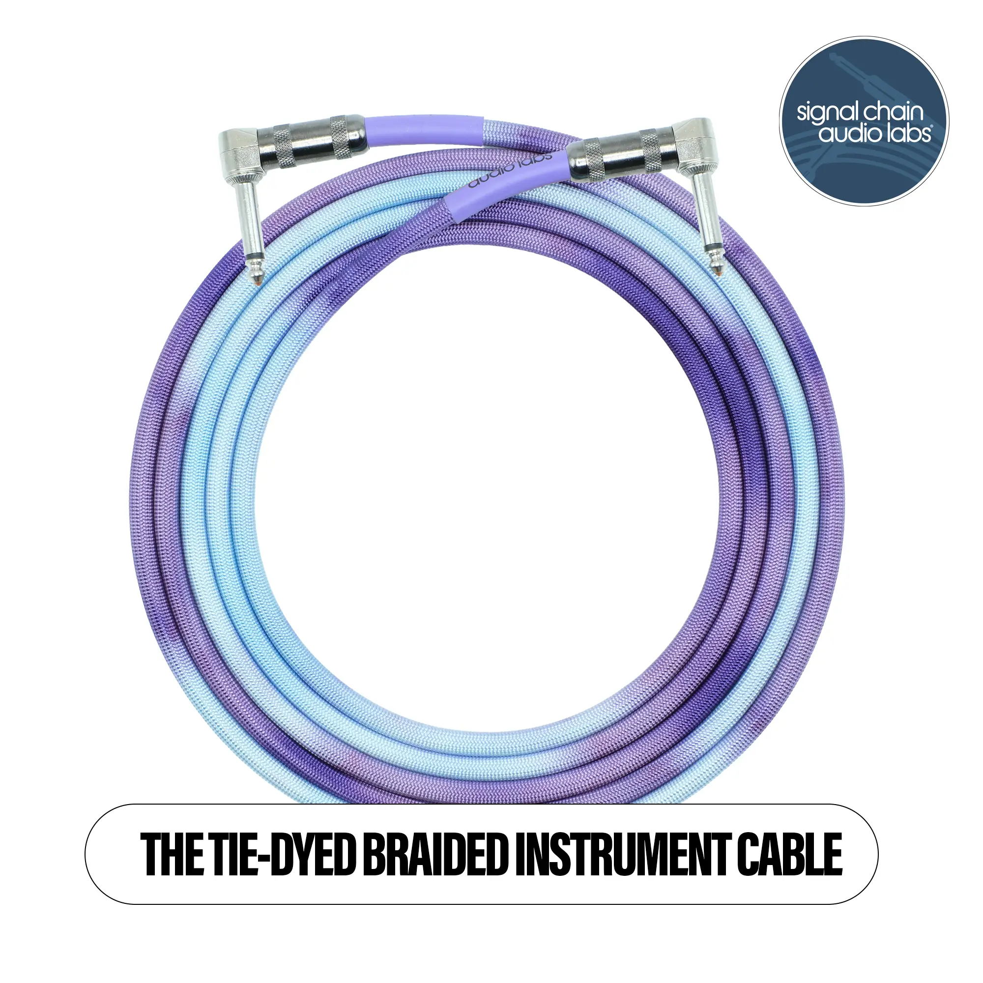 Signal Chain Audio Labs The Tie-Dyed Braided Instrument Cable