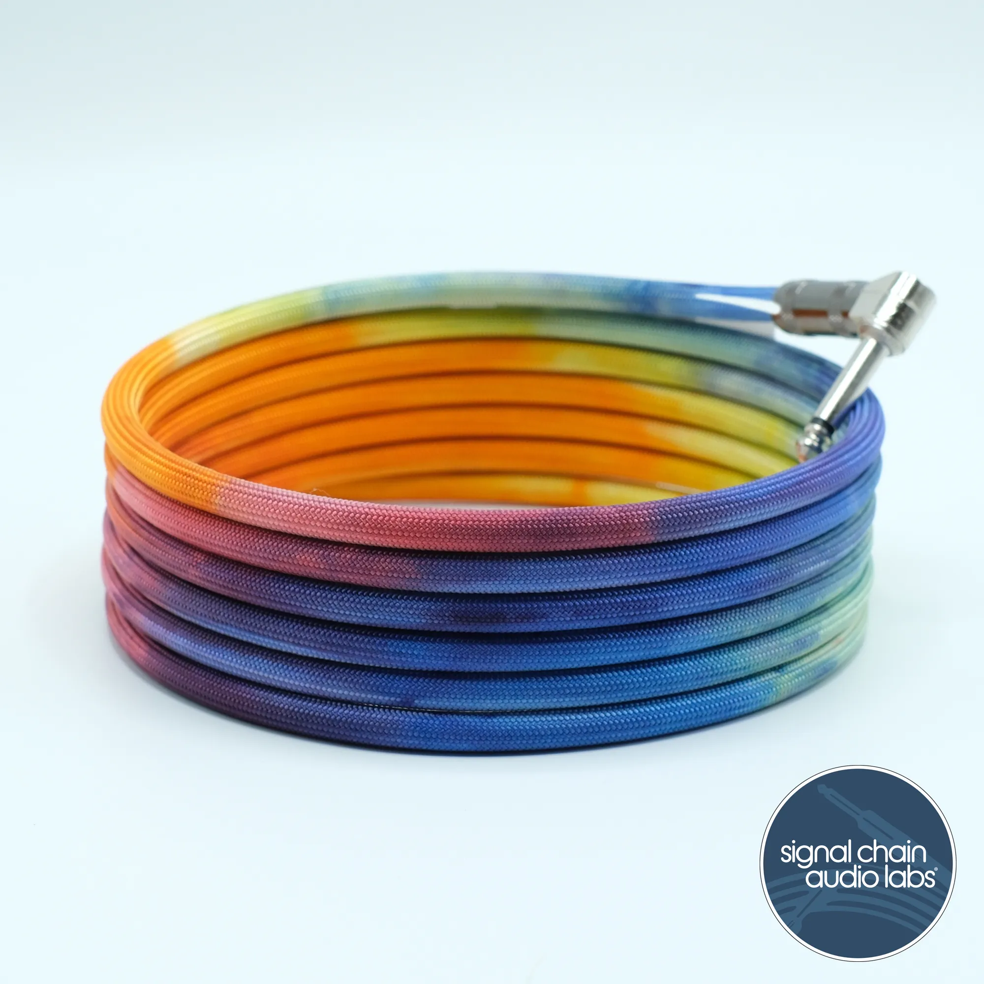 Signal Chain Audio Labs The Tie-Dyed Braided Instrument Cable