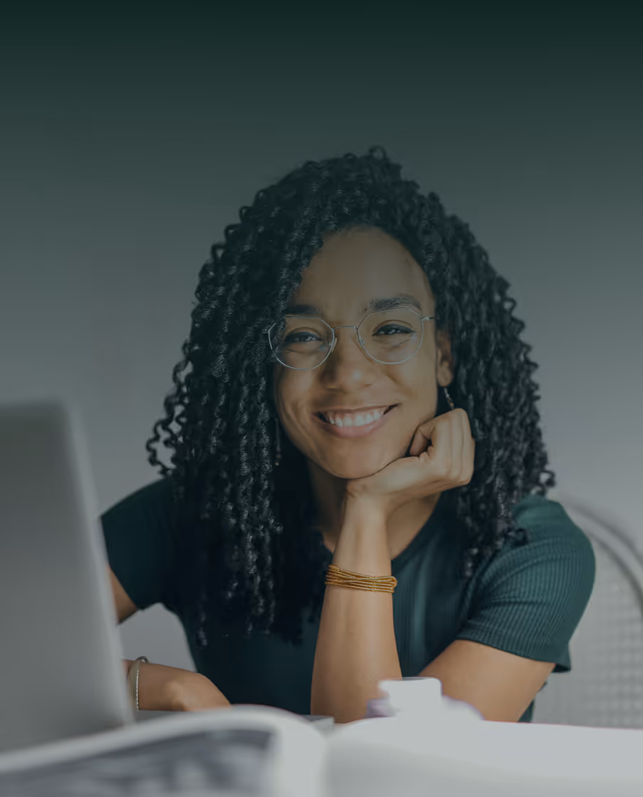 Girl smiling