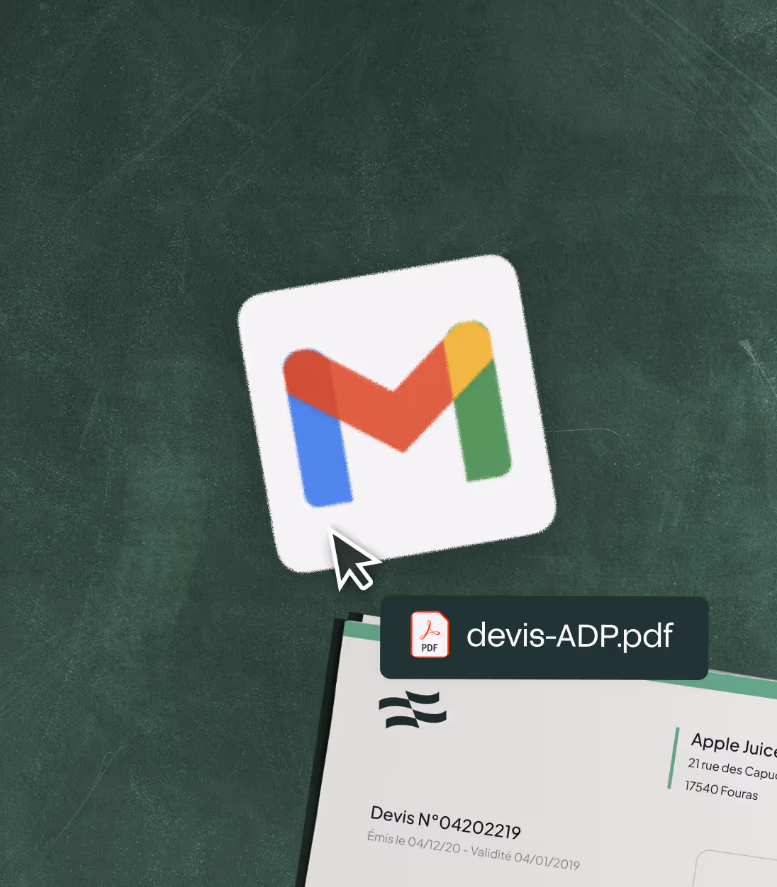 Gmail send quote