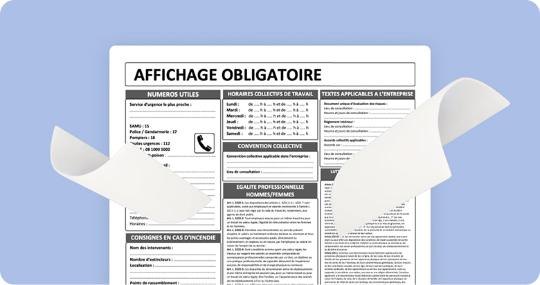 affichage obligatoire