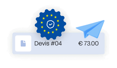 facture envoyé badge europe
