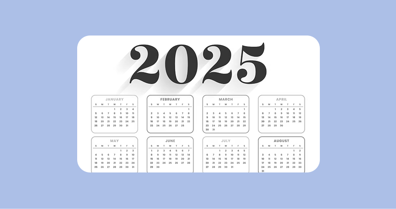 calendrier 2025