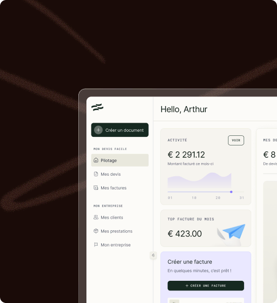 logiciel de facturation Mon Devis Facile