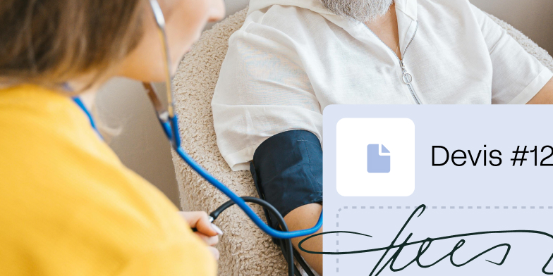 infirmière à domicile et devis