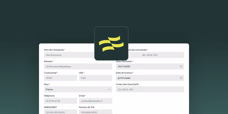 bon de commande logo