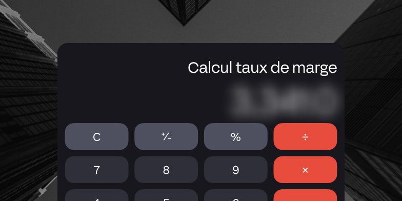 calculatrice taux de marge