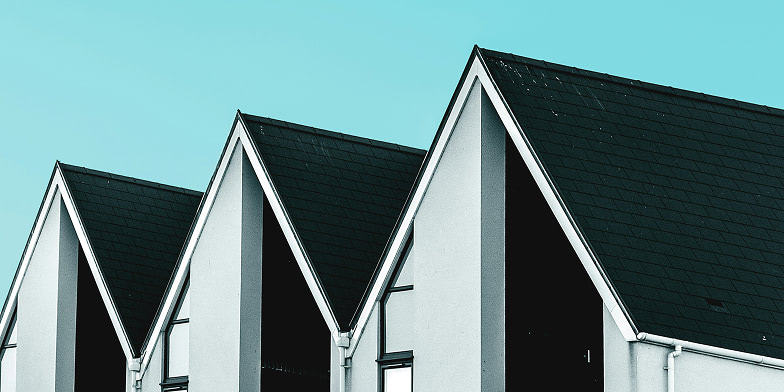 maison architecte ciel bleu