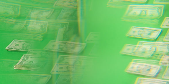 Argent dollars artistique