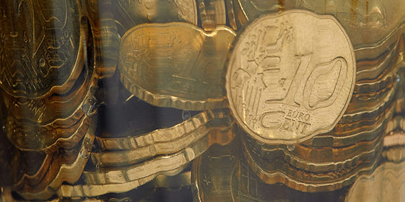 bocal de pieces euros