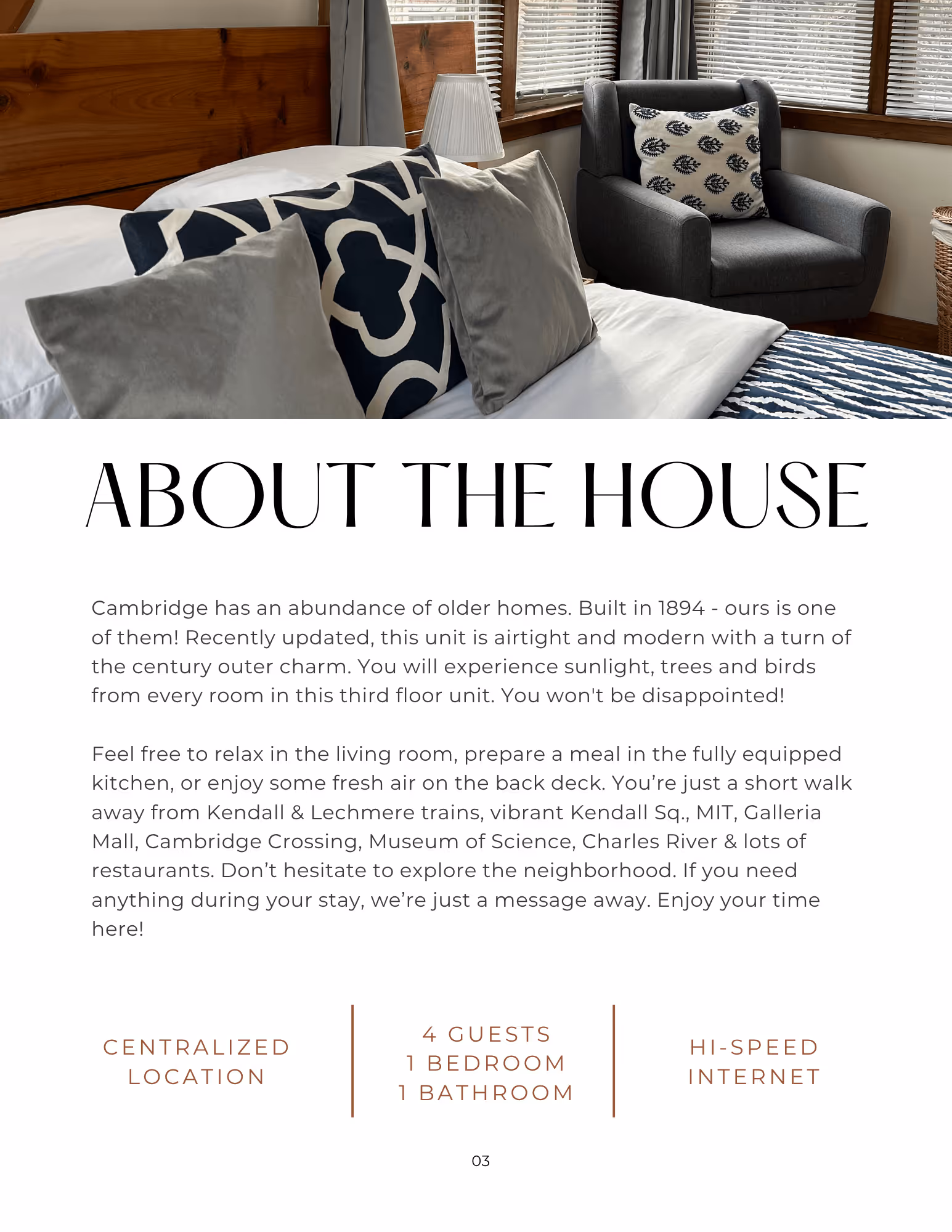 first page of guidebook