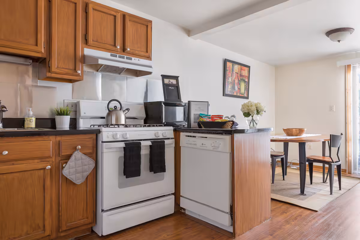 shot of kitchen