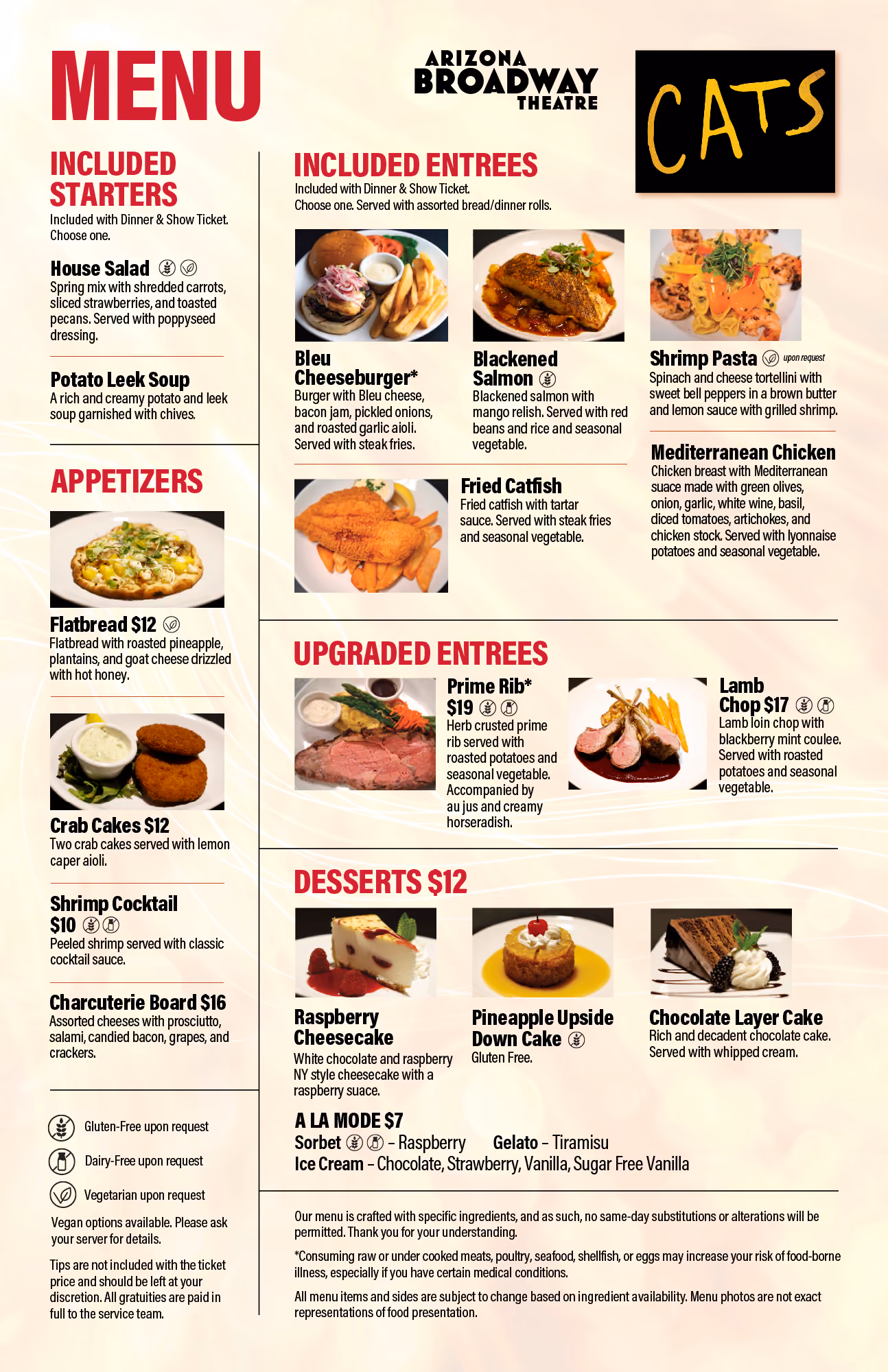 CATS MENU