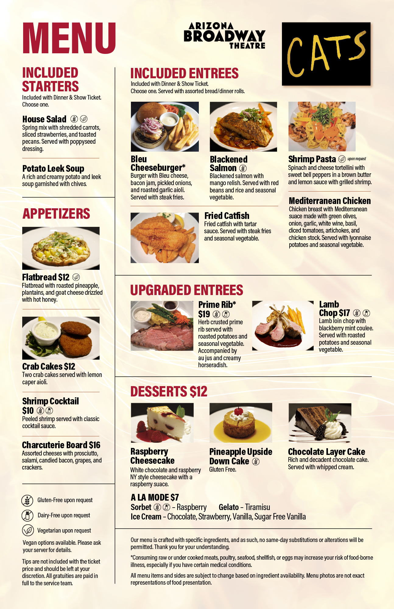 CATS MENU