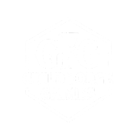 A hexagon containing the capital letters G, F, G and the words Guild Forge Games shown as a logo.