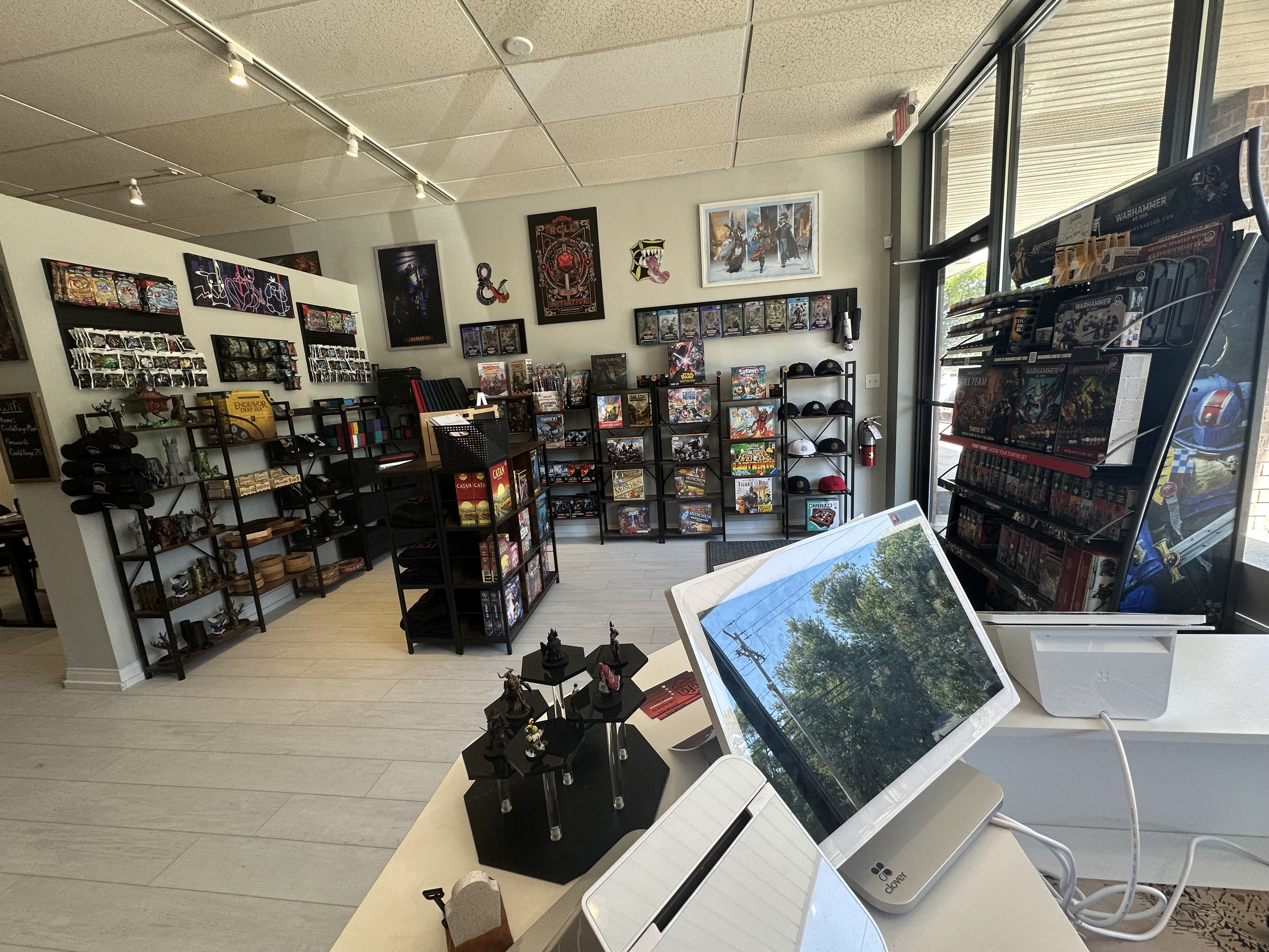 Looking at the merchandise