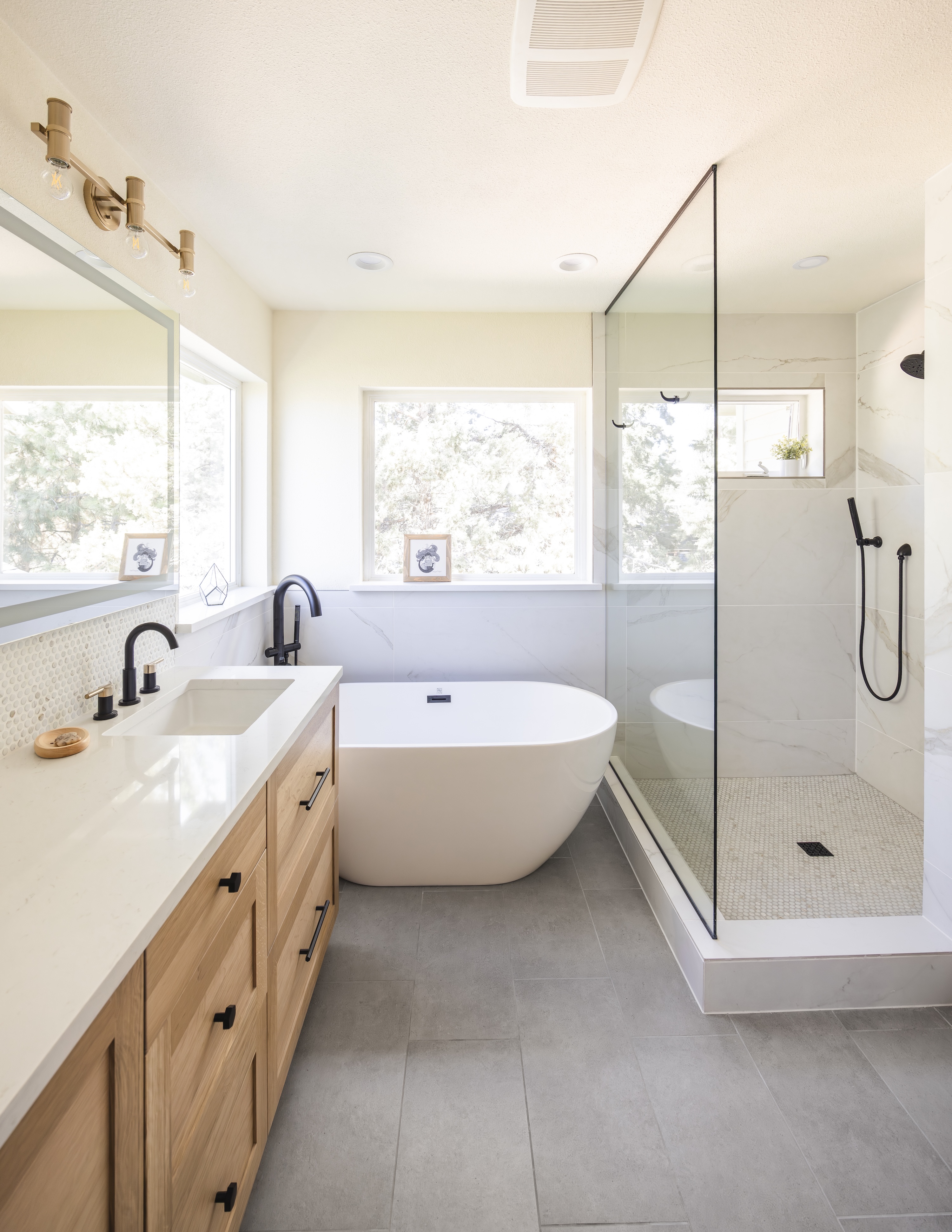 Master Suite, Living Room & Library Remodel in Bend, Oregon
